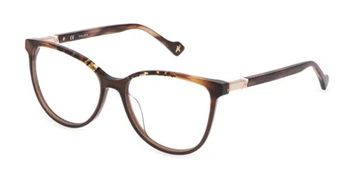 Yalea Vya050v Shamsia Women's Glasses, Tortoiseshell, Size 54
