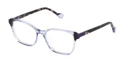 Yalea Vya062l Shirin Women's Glasses, Blue, Size 52
