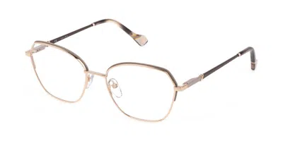 Yalea Vya073 Liliana Women's Glasses, Rose-gold, Size 54