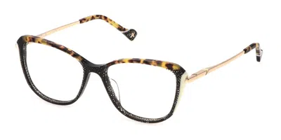 Yalea Vya132v Lang Women's Glasses, Black, Size 54