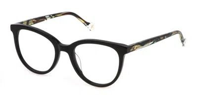 Yalea Vya133 Sally Women's Glasses, Black, Size 50