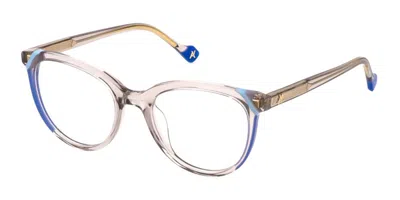 Yalea Vya133v Sally Women's Glasses, Brown, Size 50