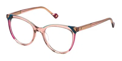 Yalea Vya133w Sally Women's Glasses, Pink, Size 50