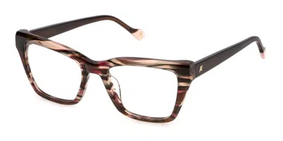 Yalea Vya139l Ada Women's Glasses, Brown, Size 49