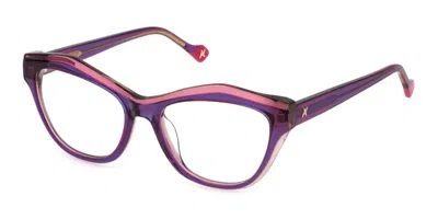 Yalea Vya140 Agustina Women's Glasses, Purple, Size 53