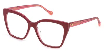 Yalea Vya158 Hanae Women's Glasses, Burgundy, Size 54