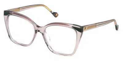 Yalea Vya158v Hanae Women's Glasses, Brown, Size 54