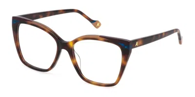 Yalea Vya158v Hanae Women's Glasses, Tortoiseshell, Size 54