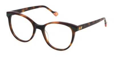 Yalea Vya159v Indira Women's Glasses, Tortoiseshell, Size 52