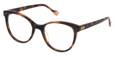 Yalea Vya159w Indira Women's Glasses, Tortoiseshell, Size 50 In Brown