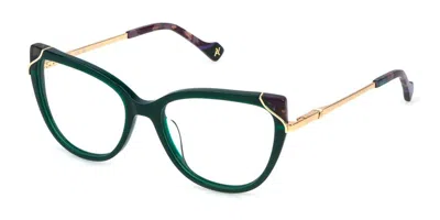 Yalea Vya160 Jeanne Women's Glasses, Green, Size 54