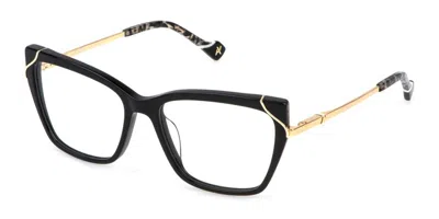 Yalea Vya161 Metrodora Women's Glasses, Black, Size 54
