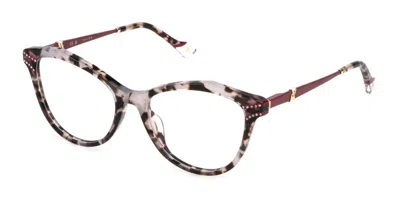 Yalea Vya163s Serena Women's Glasses, Tortoiseshell, Size 53
