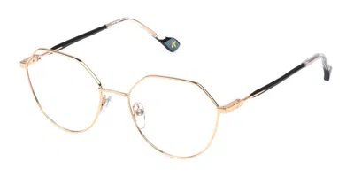 Yalea Vya165 Margarete Women's Glasses, Gold, Size 54