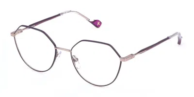 Yalea Vya165 Margarete Women's Glasses, Purple, Size 54
