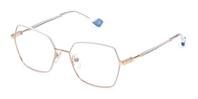 Yalea Vya166 Maude Women's Glasses, White, Size 54