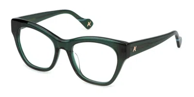 Yalea Vya167 Katie Women's Glasses, Green, Size 53