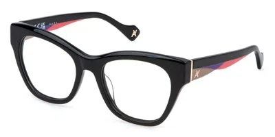Yalea Vya167v Katie Women's Glasses, Black, Size 53
