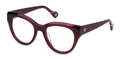 Yalea Vya168 Zaha Women's Glasses, Red, Size 51