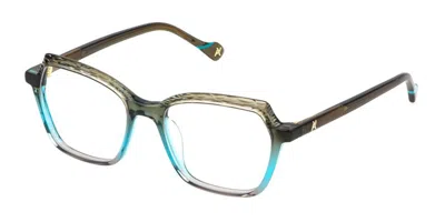 Yalea Vya169l Sara Women's Glasses, Green, Size 51
