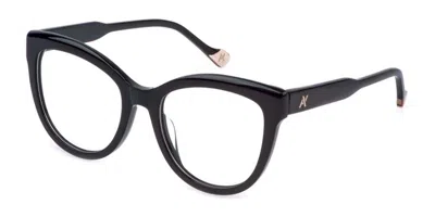 Yalea Vya177 Grazia 0700 Occhiali Da Vista Neri Per Donna (solo Montatura) In Black