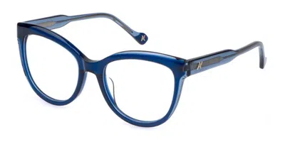 Yalea Vya177v Grazia 0agq Occhiali Da Vista Blu Per Donna (solo Montatura)