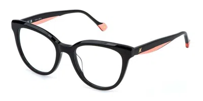 Yalea Vya179 Linda 700y Occhiali Da Vista Neri Per Donna (solo Montatura) In Black