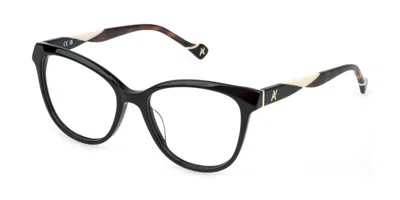 Yalea Vya180 Linoy 0700 Occhiali Da Vista Neri Per Donna (solo Montatura) In Black