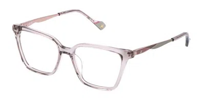Yalea Vya182 Luo 04g0 Women's Glasses Clear Size 53 - Free Lenses - Blue Light Block Available In Transparent Grey