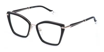 Yalea Vya188 Sonia 0300 Occhiali Da Vista Neri Per Donna (solo Montatura) In Multi