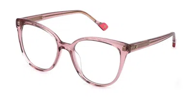 Yalea Vya201 Irene 096d Women's Glasses Pink Size 53 - Free Lenses - Blue Light Block Available