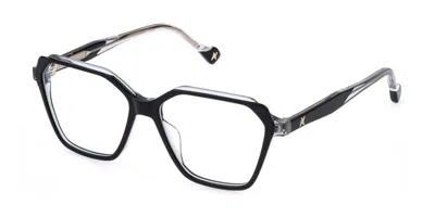 Yalea Vya203 Lola 01ep Occhiali Da Vista Neri Per Donna (solo Montatura)