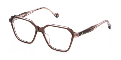 Yalea Vya203 Lola 0nkz Occhiali Da Vista Marroni Per Donna (solo Montatura)