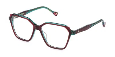 Yalea Vya203 Lola 01f1 Women's Glasses Red Size 55 - Free Lenses - Blue Light Block Available