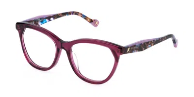 Yalea Vya205 Samantha 09px Occhiali Da Vista Purple Per Donna (solo Montatura)