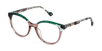 Yalea Vya206v Sandra 0893 Women's Glasses Brown Size 52 - Free Lenses - Blue Light Block Available In Neutral