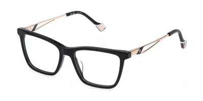 Yalea Vya208 Giovanna 0700 Occhiali Da Vista Neri Per Donna (solo Montatura) In Black