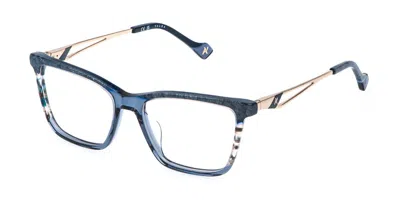 Yalea Vya208v Giovanna 04al Occhiali Da Vista Blu Per Donna (solo Montatura)