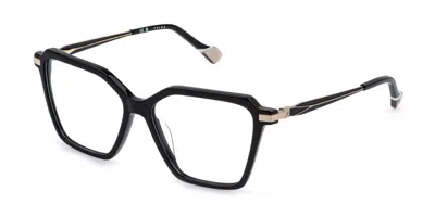 Yalea Vya211 Doris 0700 Women's Glasses Black Size 54 - Free Lenses - Blue Light Block Available