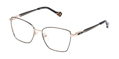 Yalea Vya213 Yoko 0301 Occhiali Da Vista Neri Per Donna (solo Montatura) In Multi