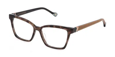 Yalea Vya230 Mildred 0777 Women's Glasses Tortoiseshell Size 54 - Free Lenses - Blue Light Block Available In Brown
