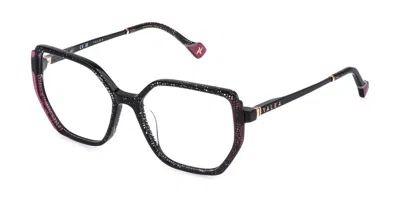 Yalea Vya232 Mahin 0alw Women's Glasses Black Size 54 - Free Lenses - Blue Light Block Available