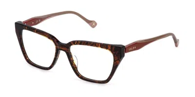 Yalea Vya236 Rabia 0xap Women's Glasses Brown Size 54 - Free Lenses - Blue Light Block Available