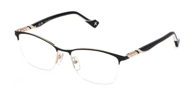 Yalea Vya239 Brigitte 0301 Women's Glasses Black Size 53 - Free Lenses - Blue Light Block Available
