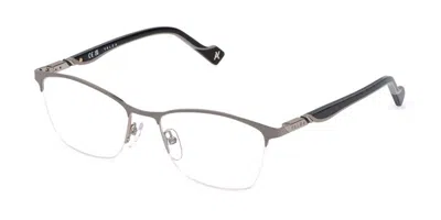 Yalea Vya239 Brigitte 08m6 Women's Glasses Grey Size 53 - Free Lenses - Blue Light Block Available In Gray