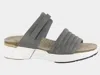 Yaleet Women's Naot Vesta Platform In Foggy Gray Leather In Grey