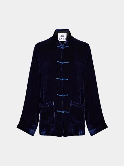 Yali Milano Velvet Blazer Size: L