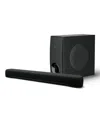 Yamaha Channel Compact Sound Bar System With Wireless 50w Subwoofer In Black