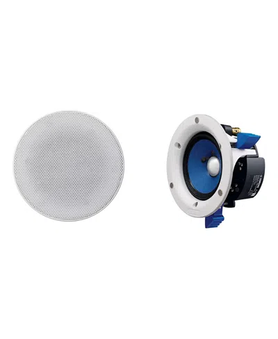 Yamaha Ns-ic400 90 Watt 4 Inch 2 Way In Ceiling Speakers - Pair (white) In Blue