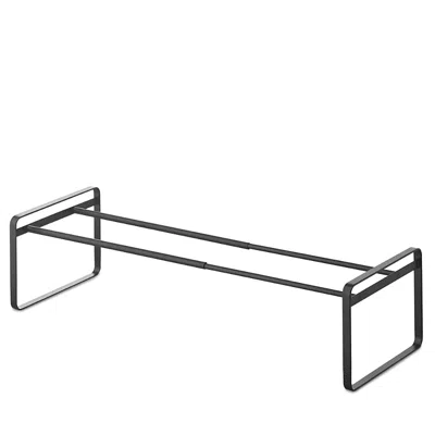 Yamazaki Adjustable Shoe Rack In Black